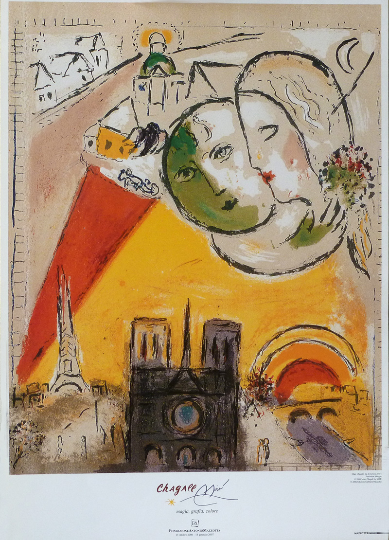 Marc Chagall, Mostra Magia, Grafia, Colore
